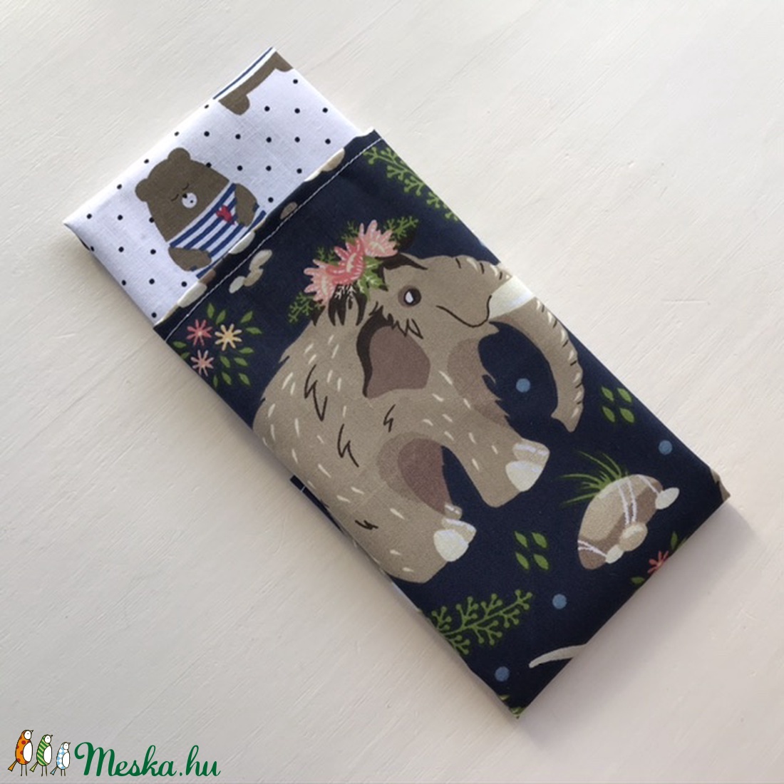 Mackó és Mamut mintás zsebkendő vagy szalvéta szett - Artiroka design - - Meska.hu Mackó és Mamut mintás zsebkendő vagy szalvéta szett - Artiroka design - - Meska.hu