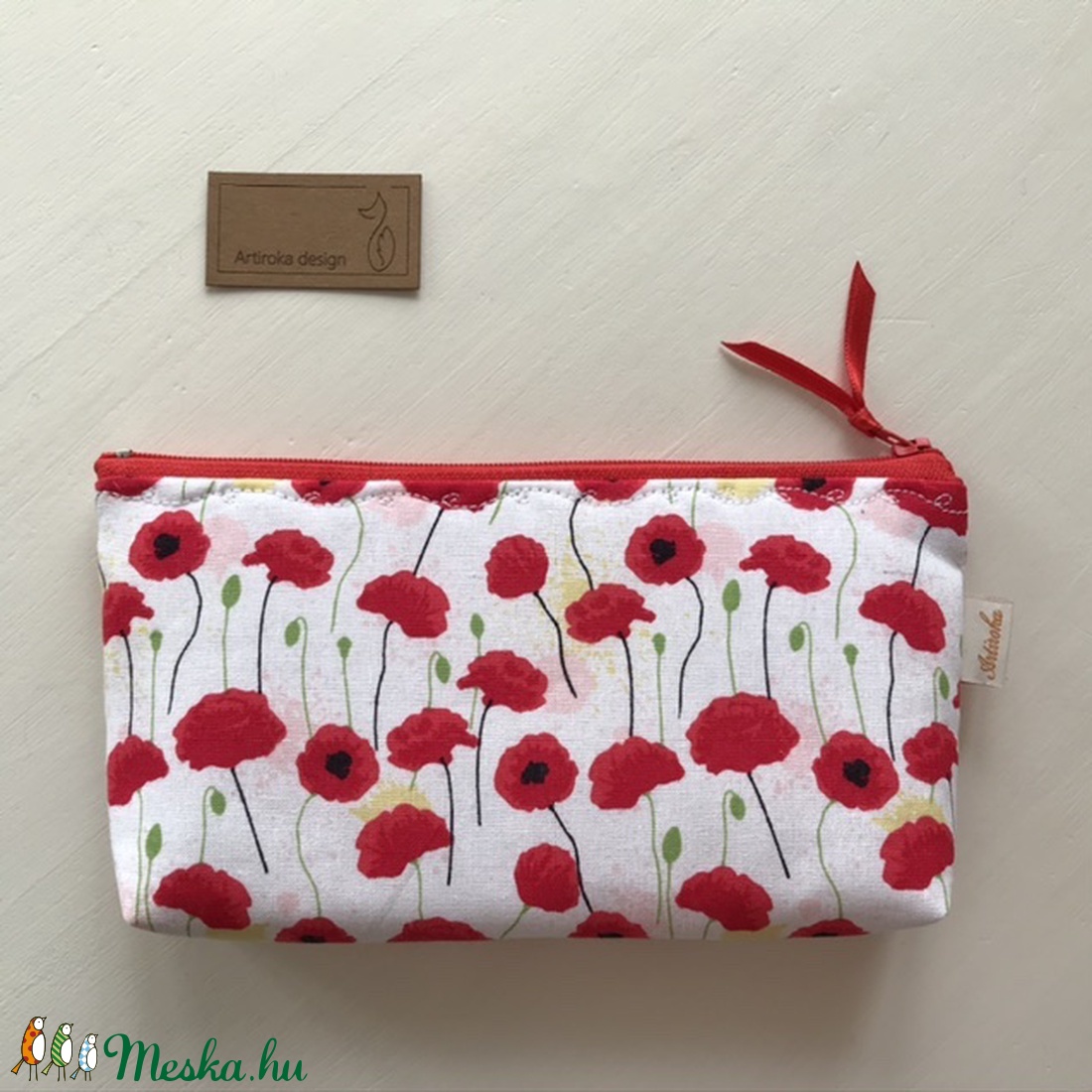 Pipacs mintás prémium irattartó neszesszer - pénztárca - Artiroka design - - Meska.hu Pipacs mintás prémium irattartó neszesszer - pénztárca - Artiroka design - - Meska.hu