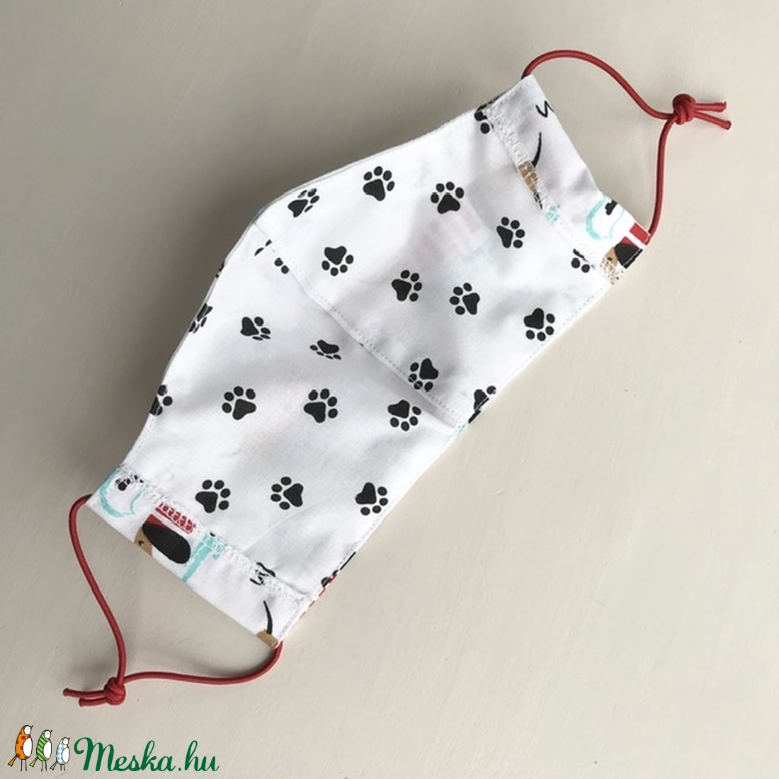 Tacskó kutya mintás arcmaszk, szájmaszk, maszk - Artiroka design -  - Meska.hu