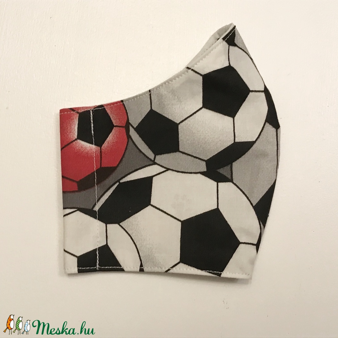 Foci mintás arcmaszk, szájmaszk, maszk - Artiroka design -  - Meska.hu