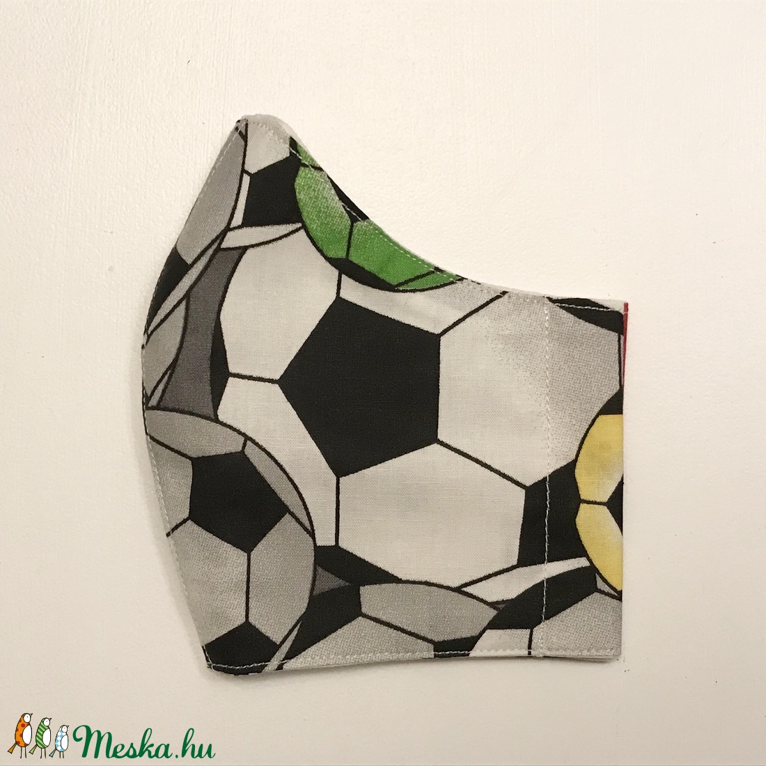 Foci mintás arcmaszk, szájmaszk, maszk - Artiroka design -  - Meska.hu