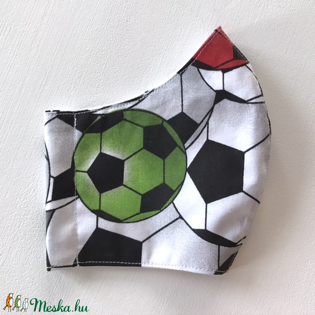 Foci, focilabda mintás arcmaszk, szájmaszk, maszk - Artiroka design -  - Meska.hu