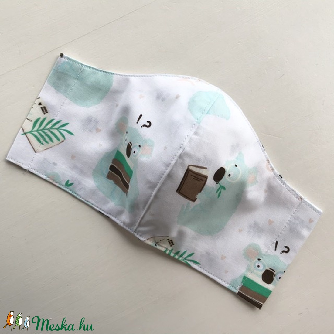 Koala mackó mintás női arcmaszk, szájmaszk, maszk - Artiroka design -  - Meska.hu