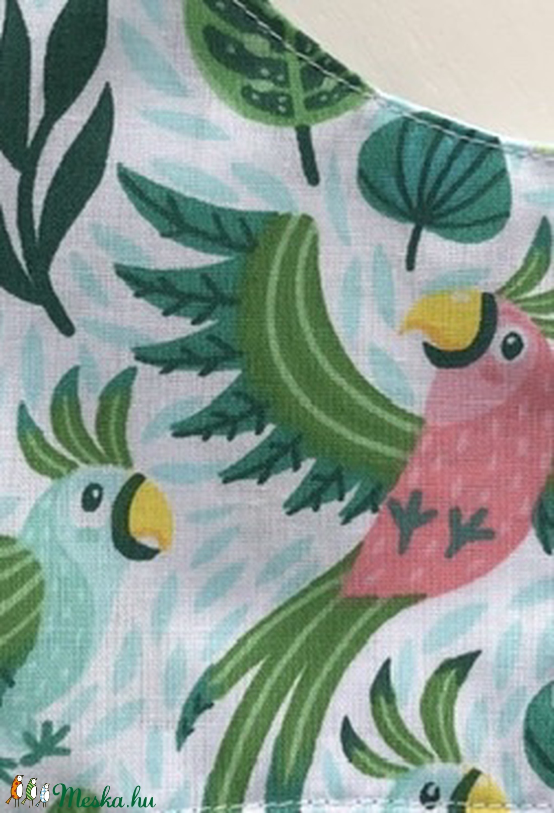 Papagáj mintás arcmaszk, szájmaszk, maszk -  Artiroka design - női - női - Meska.hu
