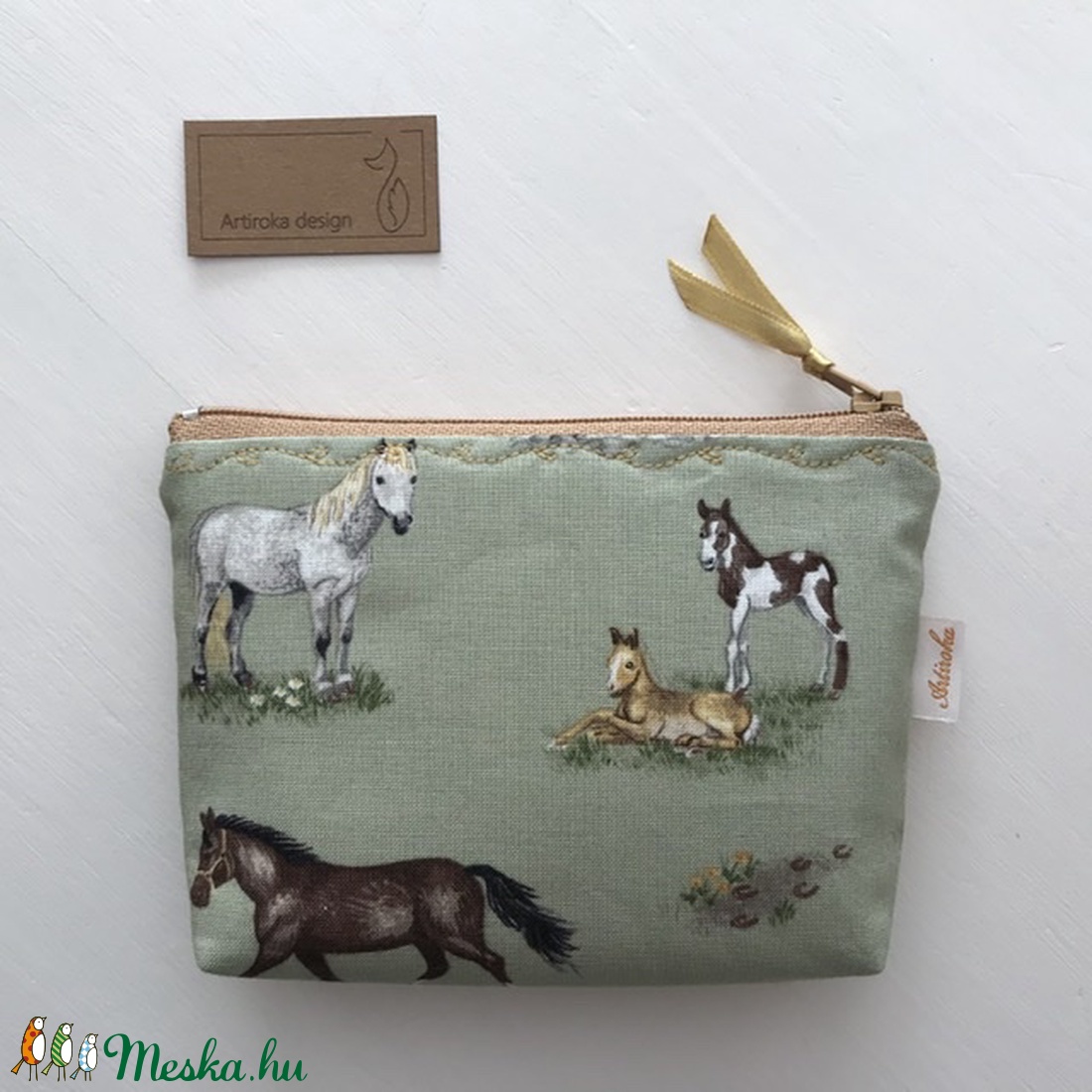 Ló, póni mintás irattartó pénztárca - Artiroka design -102 - - Meska.hu Ló, póni mintás irattartó pénztárca - Artiroka design -102 - - Meska.hu