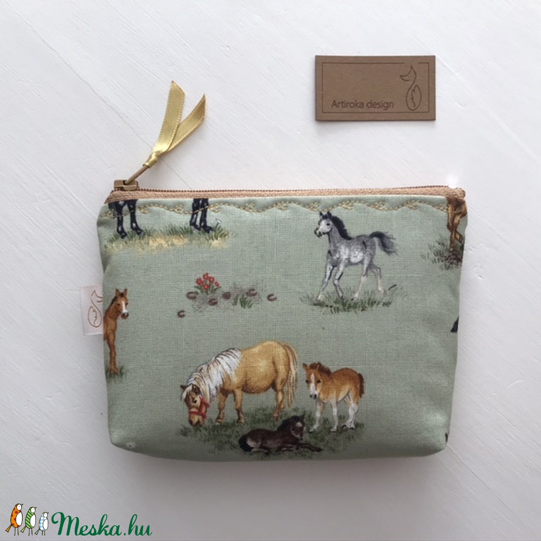 Ló, póni mintás irattartó pénztárca - Artiroka design -102 - - Meska.hu Ló, póni mintás irattartó pénztárca - Artiroka design -102 - - Meska.hu