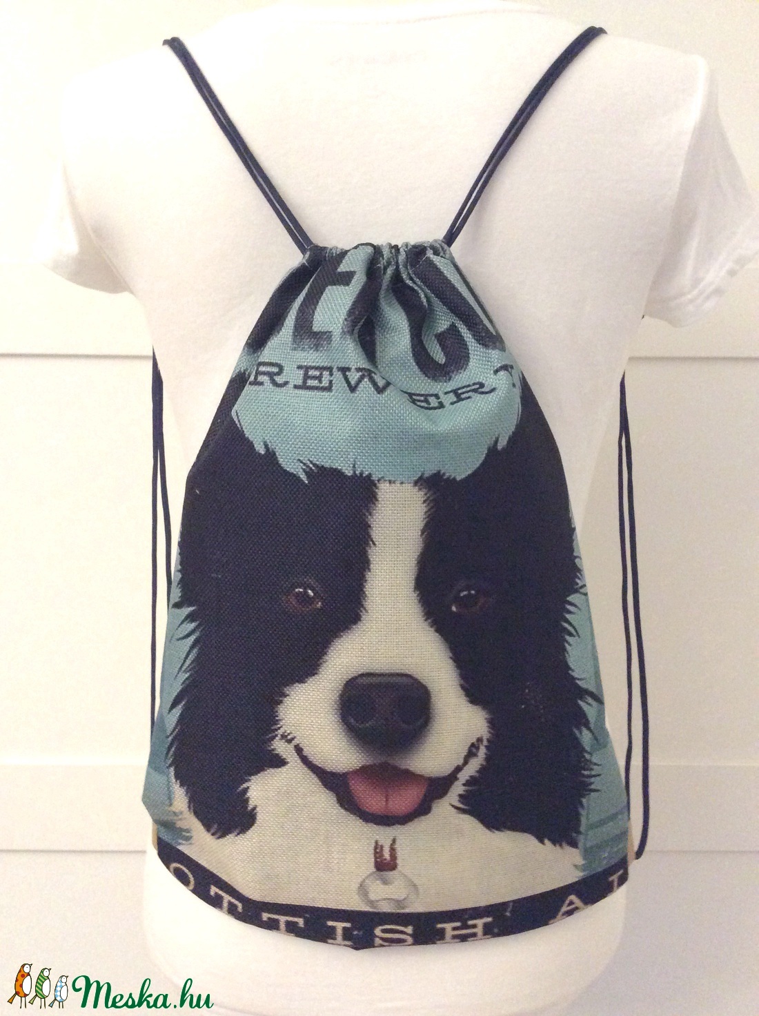 Border collie - kutya mintás, vízlepergetős gymbag hátizsák, edzéshez, úszáshoz, kiránduláshoz - Artiroka design - - Meska.hu Border collie - kutya mintás, vízlepergetős gymbag hátizsák, edzéshez, úszáshoz, kiránduláshoz - Artiroka design - - Meska.hu
