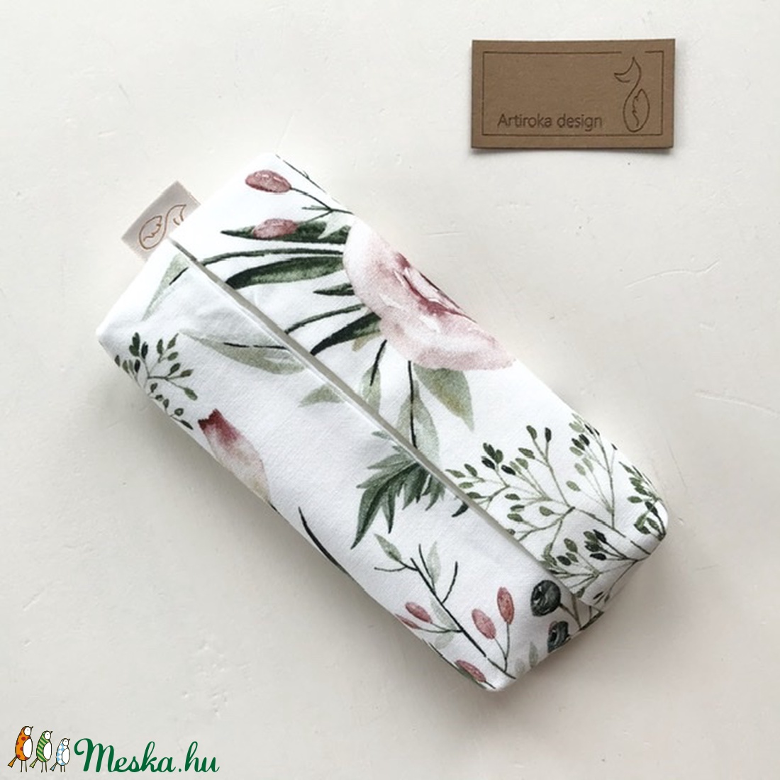 Prémium pasztell virág mintás, bélelt papírzsebkendő tartó - Artiroka design - - Meska.hu Prémium pasztell virág mintás, bélelt papírzsebkendő tartó - Artiroka design - - Meska.hu
