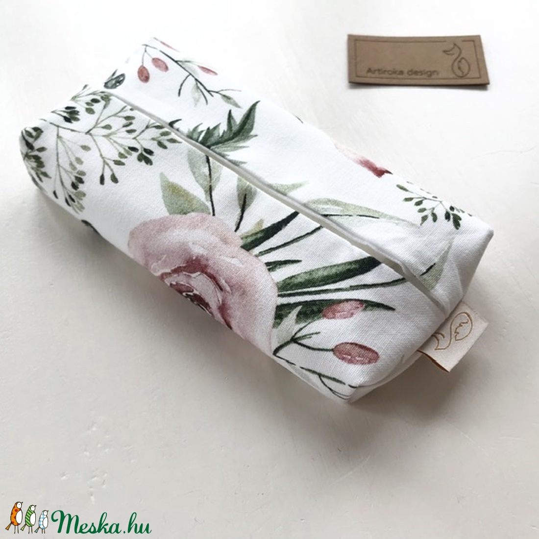 Prémium pasztell virág mintás, bélelt papírzsebkendő tartó - Artiroka design - - Meska.hu Prémium pasztell virág mintás, bélelt papírzsebkendő tartó - Artiroka design - - Meska.hu