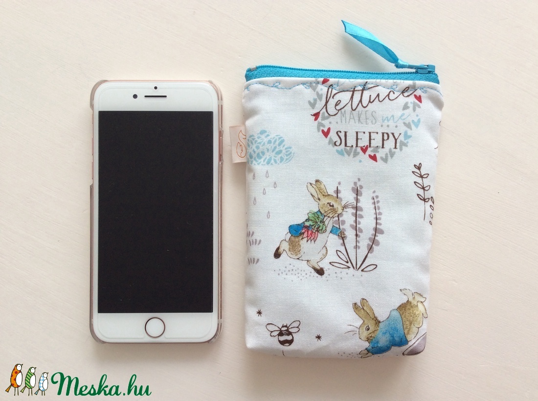 Nyuszis mobiltok Beatrix Potter designer textilből - Artiroka design - - Meska.hu Nyuszis mobiltok Beatrix Potter designer textilből - Artiroka design - - Meska.hu
