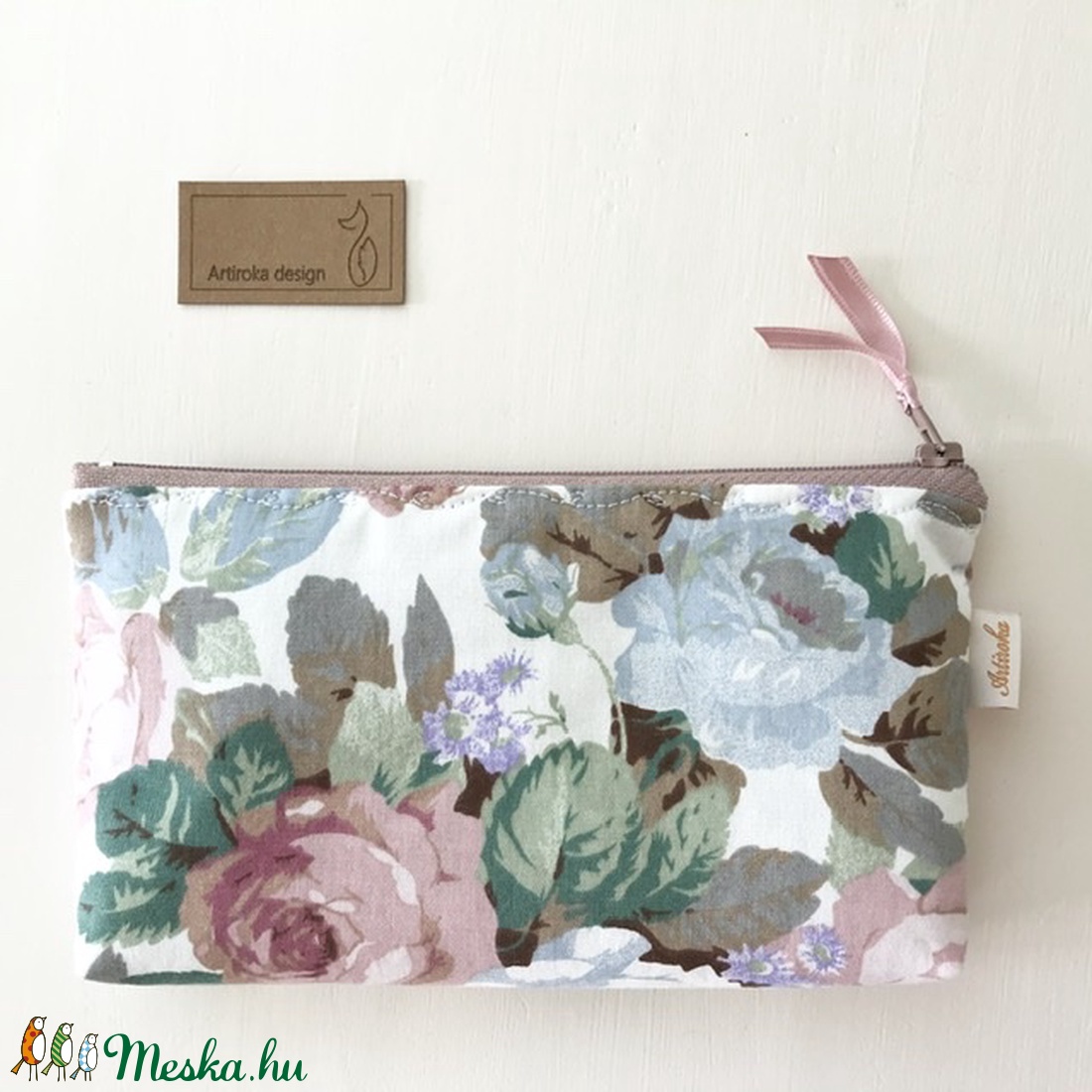 Rózsa mintás prémium irattartó neszesszer - pénztárca - Artiroka design - - Meska.hu Rózsa mintás prémium irattartó neszesszer - pénztárca - Artiroka design - - Meska.hu