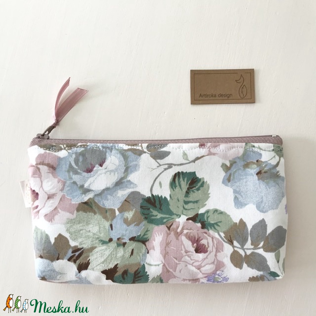 Rózsa mintás prémium irattartó neszesszer - pénztárca - Artiroka design - - Meska.hu Rózsa mintás prémium irattartó neszesszer - pénztárca - Artiroka design - - Meska.hu