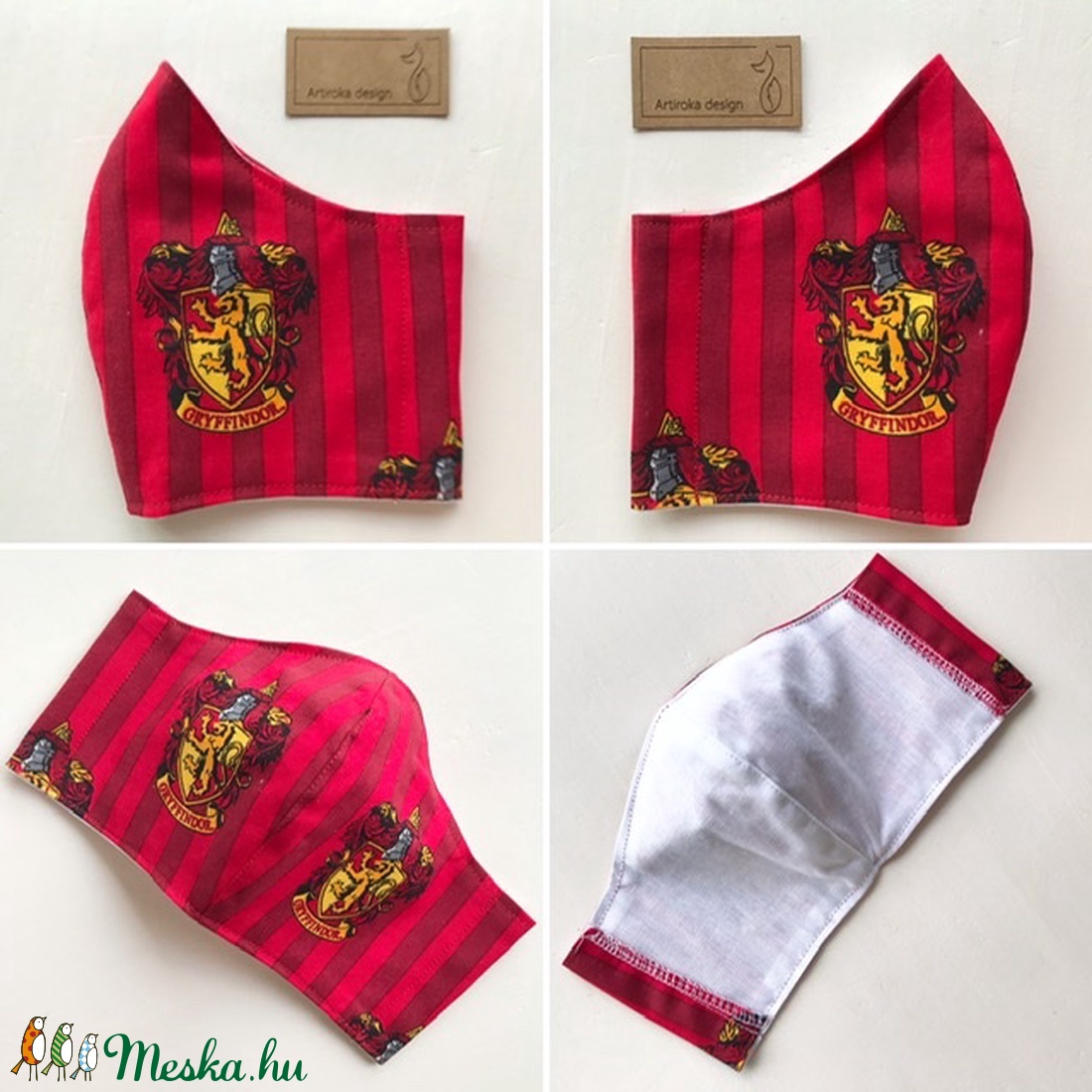Harry Potter mintás arcmaszk, szájmaszk, maszk - Artiroka design - gyerek - gyerek - Meska.hu