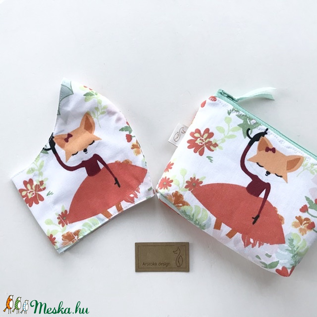 Róka esernyővel virágok között - irattartó, pénztárca - Artiroka design - táska & tok - pénztárca & más tok - kártyatartó & irattartó - Meska.hu Róka esernyővel virágok között - irattartó, pénztárca - Artiroka design - táska & tok - pénztárca & más tok - kártyatartó & irattartó - Meska.hu