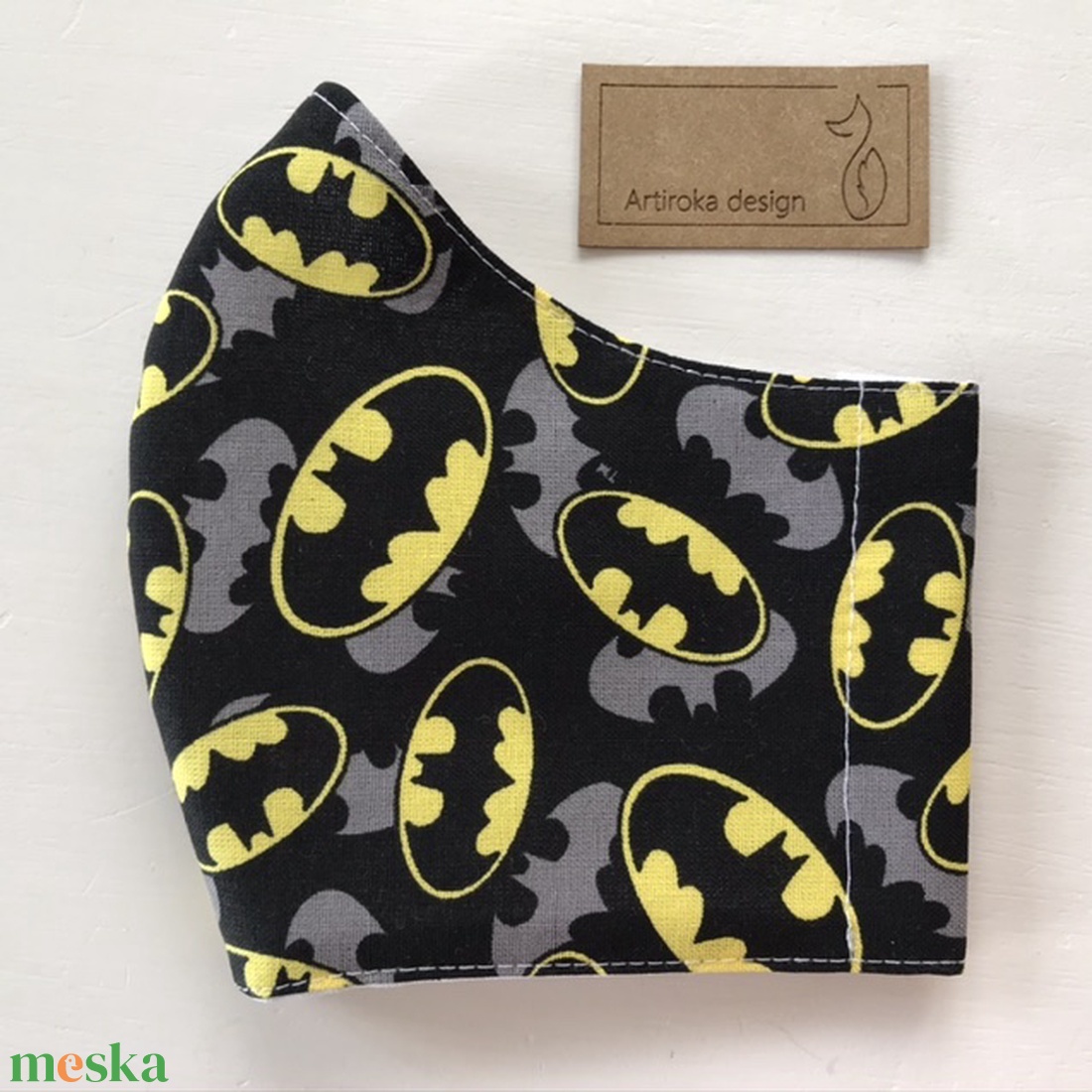 Batman mintás prémium arcmaszk, szájmaszk, maszk, gyerek maszk - Artiroka design - férfi & uniszex - férfi & uniszex - Meska.hu