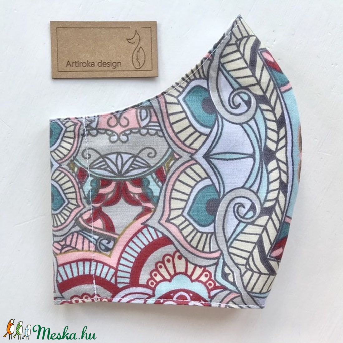 Színes, különleges arcmaszk, szájmaszk, maszk -  Artiroka design - női - női - Meska.hu