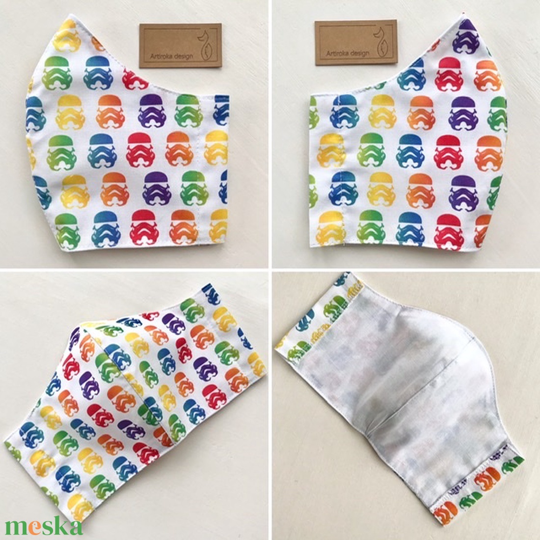 Star Wars mintás prémium arcmaszk, szájmaszk, maszk, gyerekmaszk- M méret - Artiroka design - férfi & uniszex - férfi & uniszex - Meska.hu