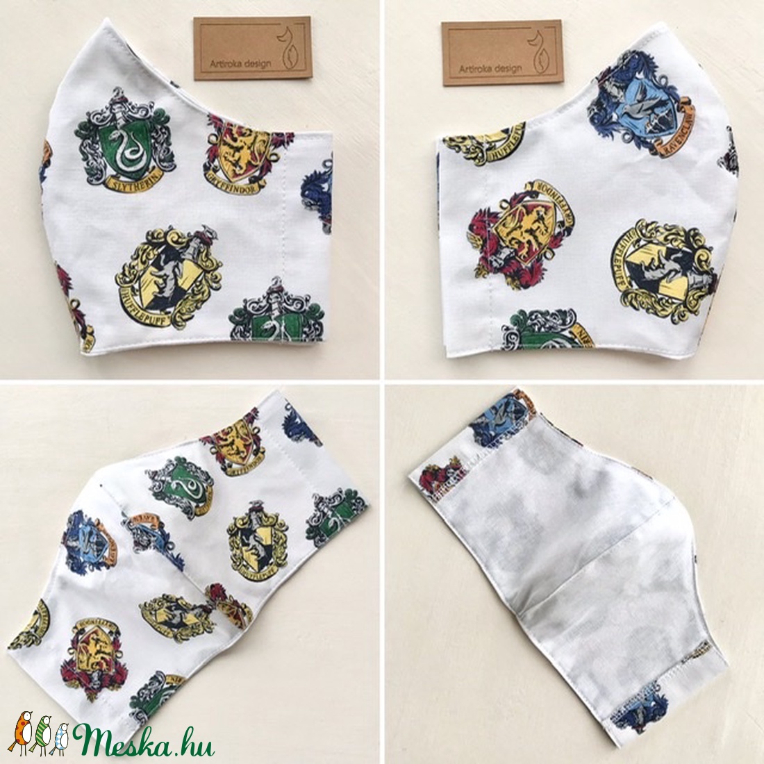 Harry Potter mintás arcmaszk, szájmaszk, maszk - Artiroka design - gyerek - gyerek - Meska.hu