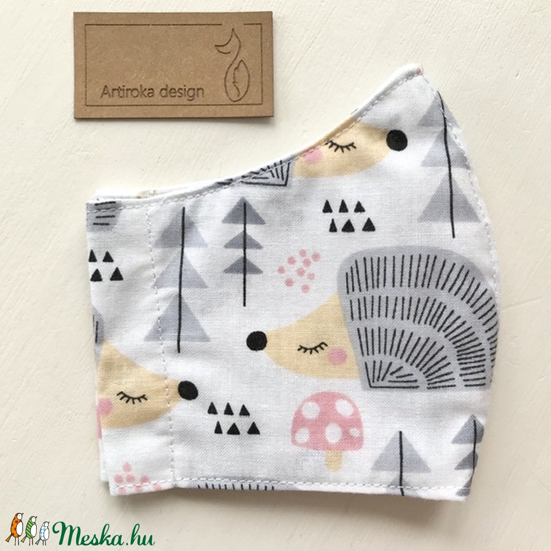 Süni mintás arcmaszk, szájmaszk, maszk - Artiroka design - gyerek - gyerek - Meska.hu