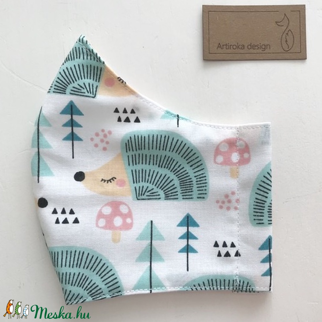 Süni mintás arcmaszk, szájmaszk, maszk - Artiroka design - gyerek - gyerek - Meska.hu