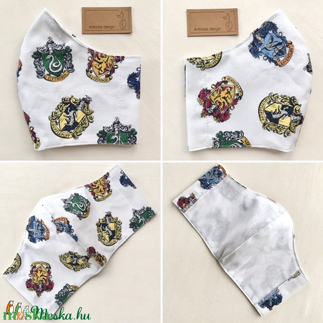 Harry Potter mintás arcmaszk, szájmaszk, gyerek maszk, maszk - Artiroka design - gyerek - gyerek - Meska.hu
