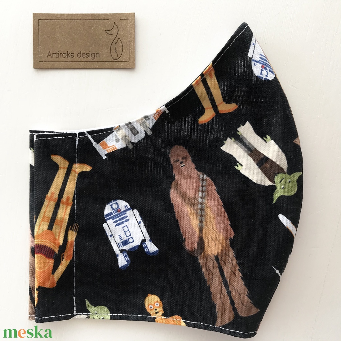 Star Wars mintás prémium arcmaszk, szájmaszk, maszk, gyerekmaszk - Artiroka design - férfi & uniszex - férfi & uniszex - Meska.hu