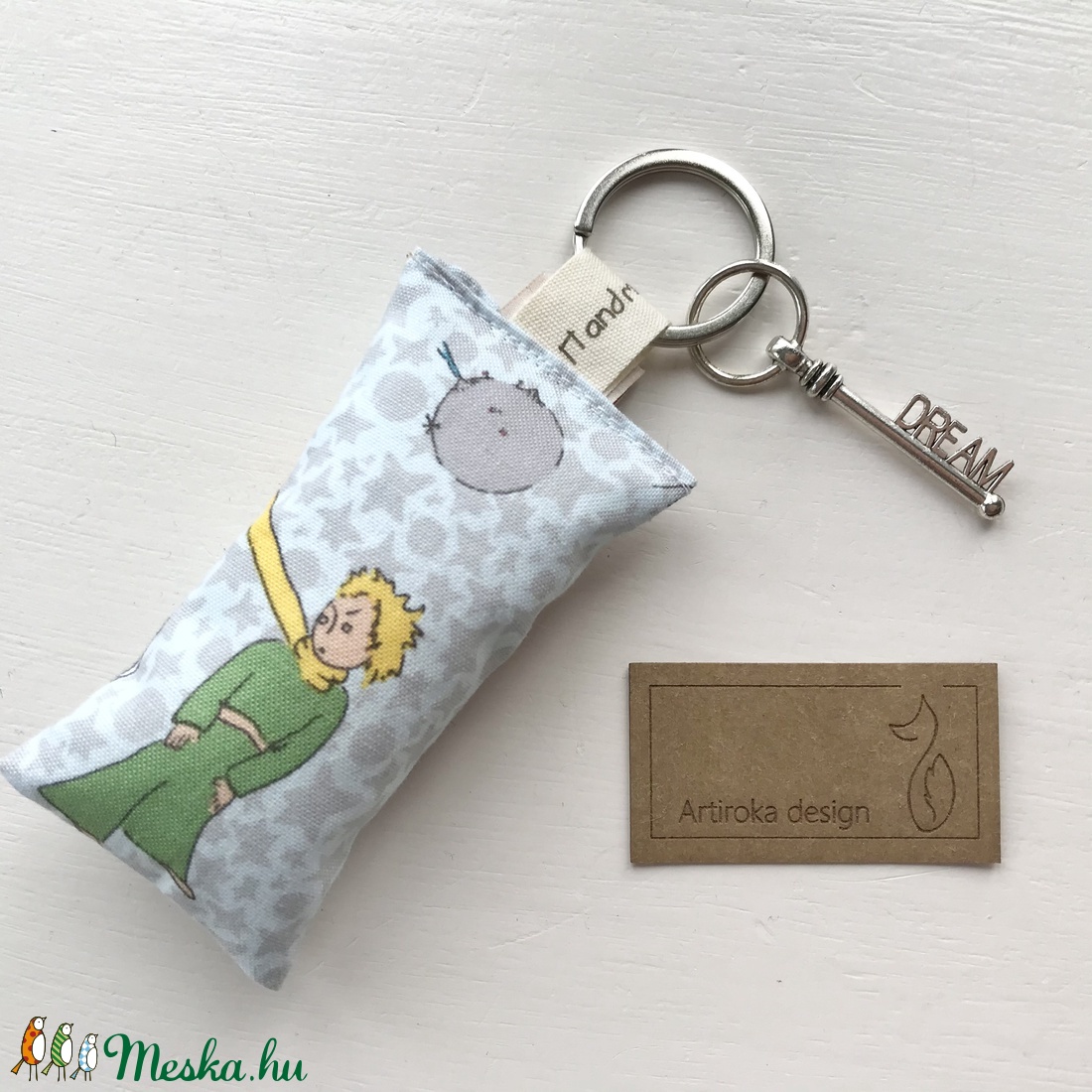 A Kis herceg mintás kulcstartó -  Artiroka design - táska & tok - kulcstartó & táskadísz - kulcstartó - Meska.hu