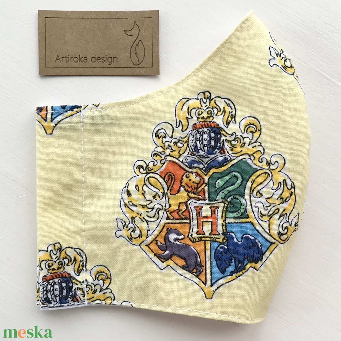 Harry Potter címer mintás arcmaszk, szájmaszk - Artiroka design - gyerek - gyerek - Meska.hu