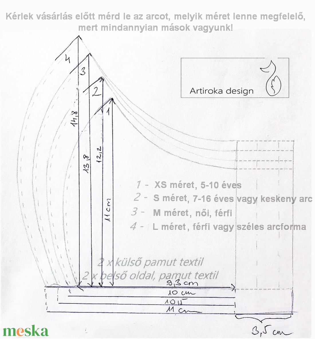 Cseresznyefavirág mintás prémium arcmaszk, szájmaszk, maszk - Artiroka design - maszk, arcmaszk - női - Meska.hu