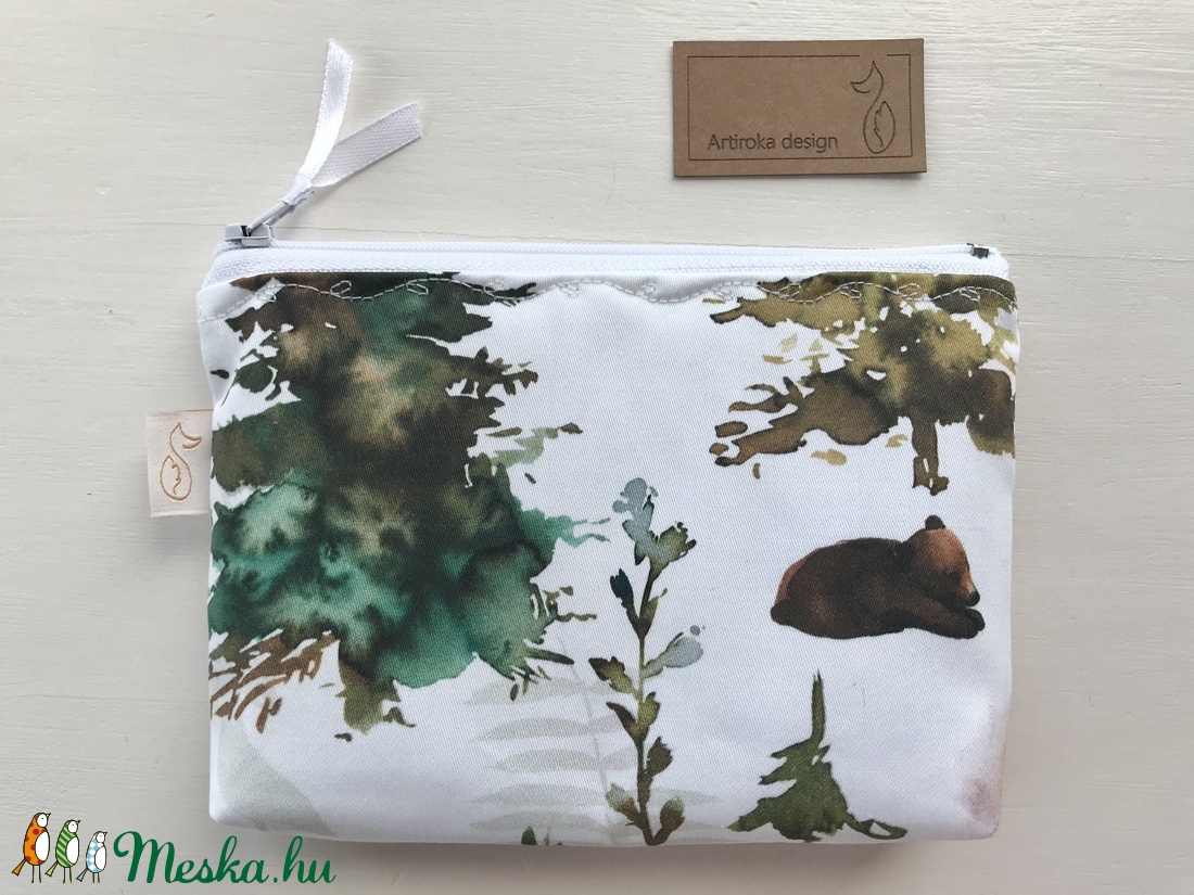 Róka az erdőben - egyedi akvarell mintás prémium pamut irattartó pénztárca, neszesszer - Artiroka design - táska & tok - pénztárca & más tok - pénztárca - Meska.hu Róka az erdőben - egyedi akvarell mintás prémium pamut irattartó pénztárca, neszesszer - Artiroka design - táska & tok - pénztárca & más tok - pénztárca - Meska.hu