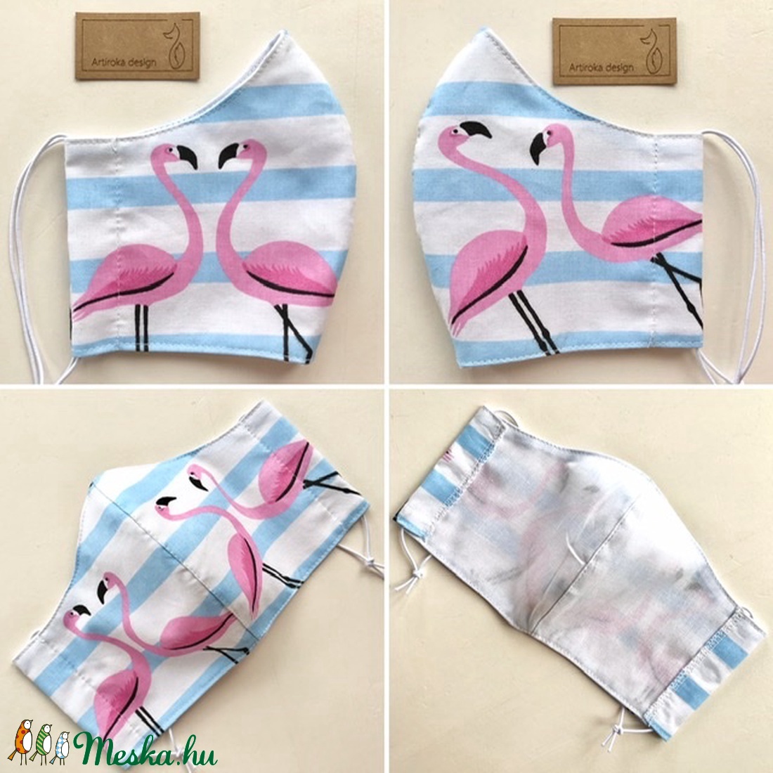 Flamingó mintás irattartó pénztárca - Artiroka design - női - női - Meska.hu Flamingó mintás irattartó pénztárca - Artiroka design - női - női - Meska.hu