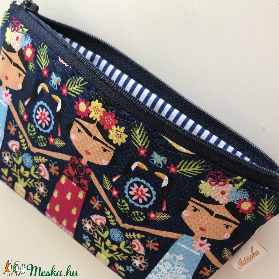 Frida Kahlo mintás prémium egyedi tolltartó neszesszer, szemüvegtok - Artiroka design - táska & tok - neszesszer - Meska.hu Frida Kahlo mintás prémium egyedi tolltartó neszesszer, szemüvegtok - Artiroka design - táska & tok - neszesszer - Meska.hu