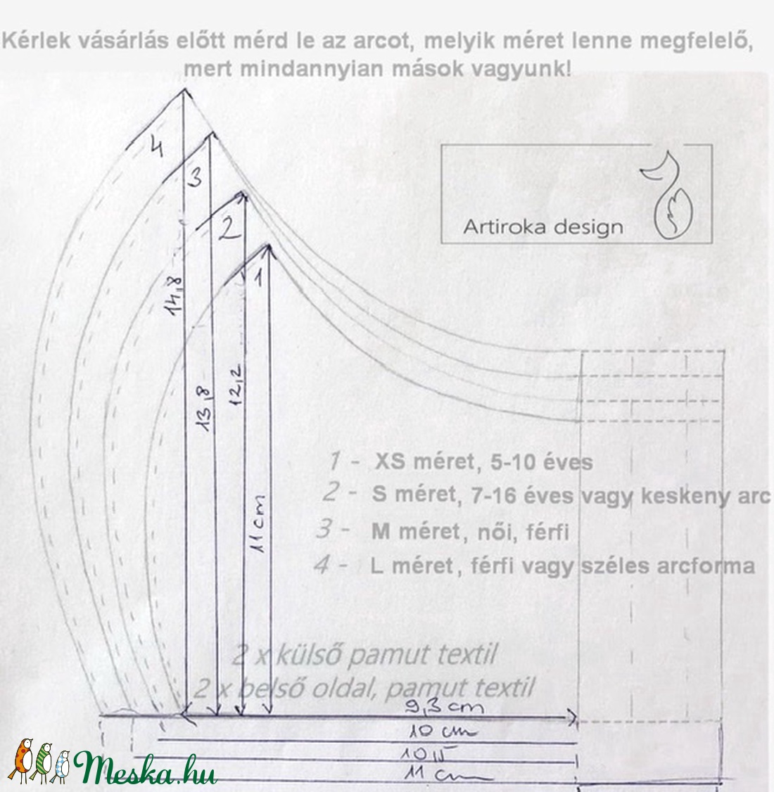 Fekete cica mintás arcmaszk, szájmaszk, maszk - macska -  AKCIÓ -    Artiroka design - női - női - Meska.hu