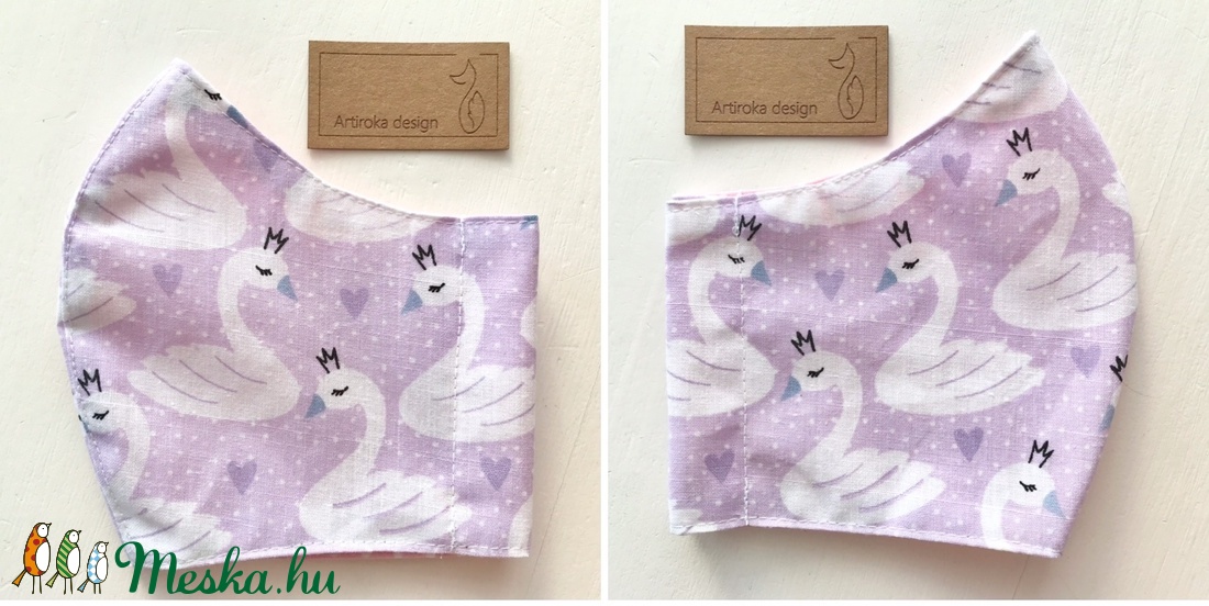 Pasztell lila, hattyú mintás egyedi arcmaszk, szájmaszk, maszk - Artiroka design - maszk, arcmaszk - gyerek - Meska.hu Pasztell lila, hattyú mintás egyedi arcmaszk, szájmaszk, maszk - Artiroka design - maszk, arcmaszk - gyerek - Meska.hu