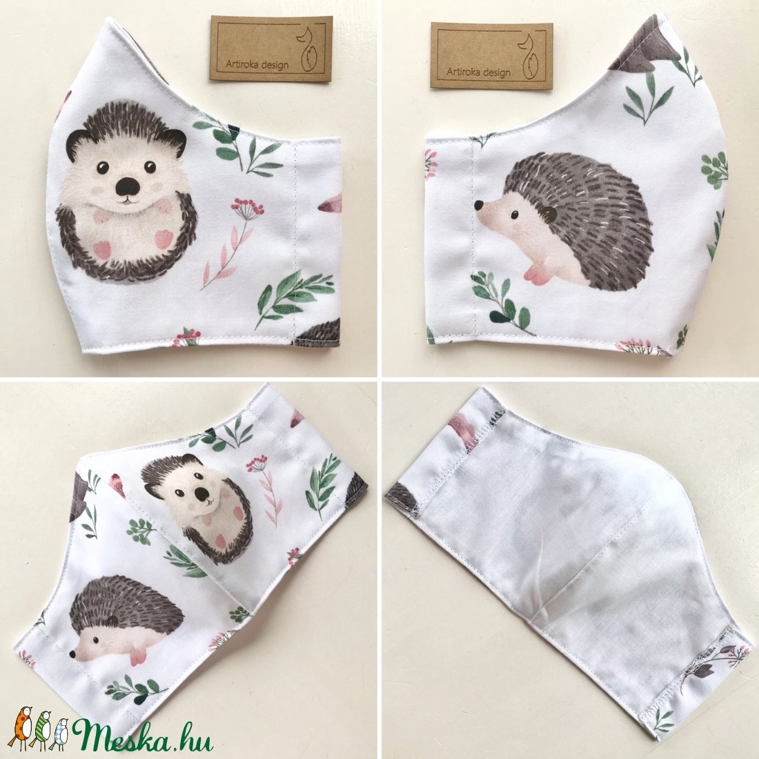 Süni mintás arcmaszk, szájmaszk - Artiroka design  - gyerek - gyerek - Meska.hu