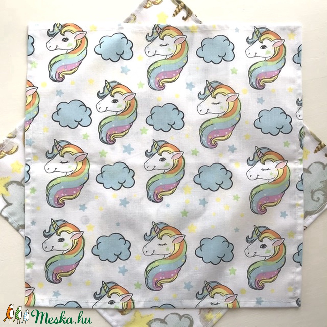 Unikornis mintás, pamut textil zsebkendő vagy szalvéta szett, pasztell színben - Artiroka design - szépségápolás - egészségmegőrzési kellékek - Meska.hu Unikornis mintás, pamut textil zsebkendő vagy szalvéta szett, pasztell színben - Artiroka design - szépségápolás - egészségmegőrzési kellékek - Meska.hu
