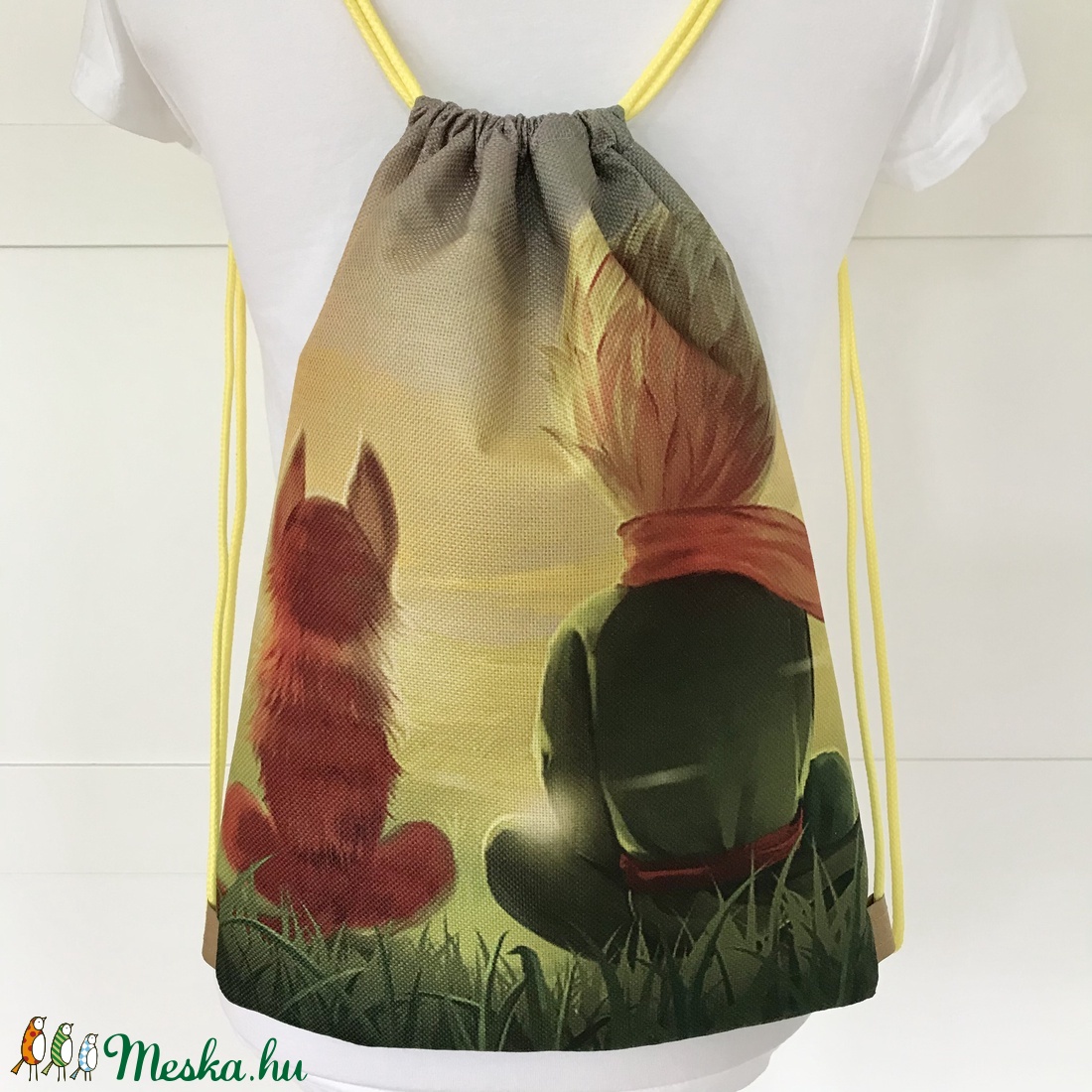 A kis herceg és a róka mintás egyedi gymbag hátizsák - tornazsák edzéshez, úszáshoz - Artiroka design - táska & tok - hátizsák - hátizsák - Meska.hu A kis herceg és a róka mintás egyedi gymbag hátizsák - tornazsák edzéshez, úszáshoz - Artiroka design - táska & tok - hátizsák - hátizsák - Meska.hu