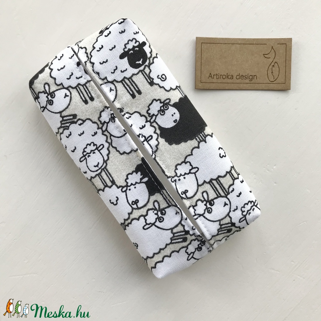 Bárány mintás bélelt papírzsebkendő tartó - Artiroka design - táska & tok - pénztárca & más tok - zsebkendőtartó - Meska.hu Bárány mintás bélelt papírzsebkendő tartó - Artiroka design - táska & tok - pénztárca & más tok - zsebkendőtartó - Meska.hu