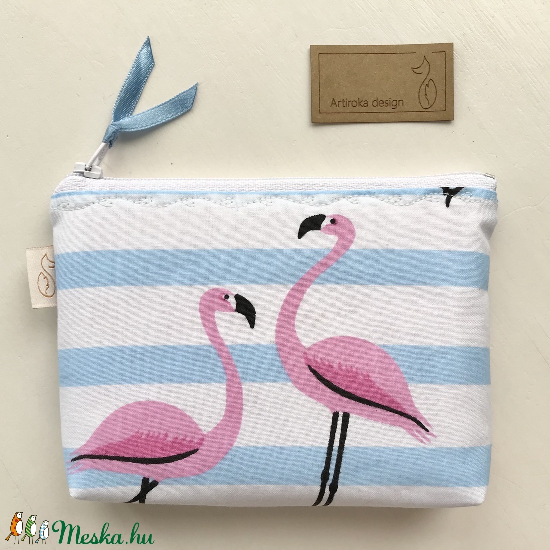 Flamingó mintás irattartó pénztárca - Artiroka design - női - női - Meska.hu Flamingó mintás irattartó pénztárca - Artiroka design - női - női - Meska.hu