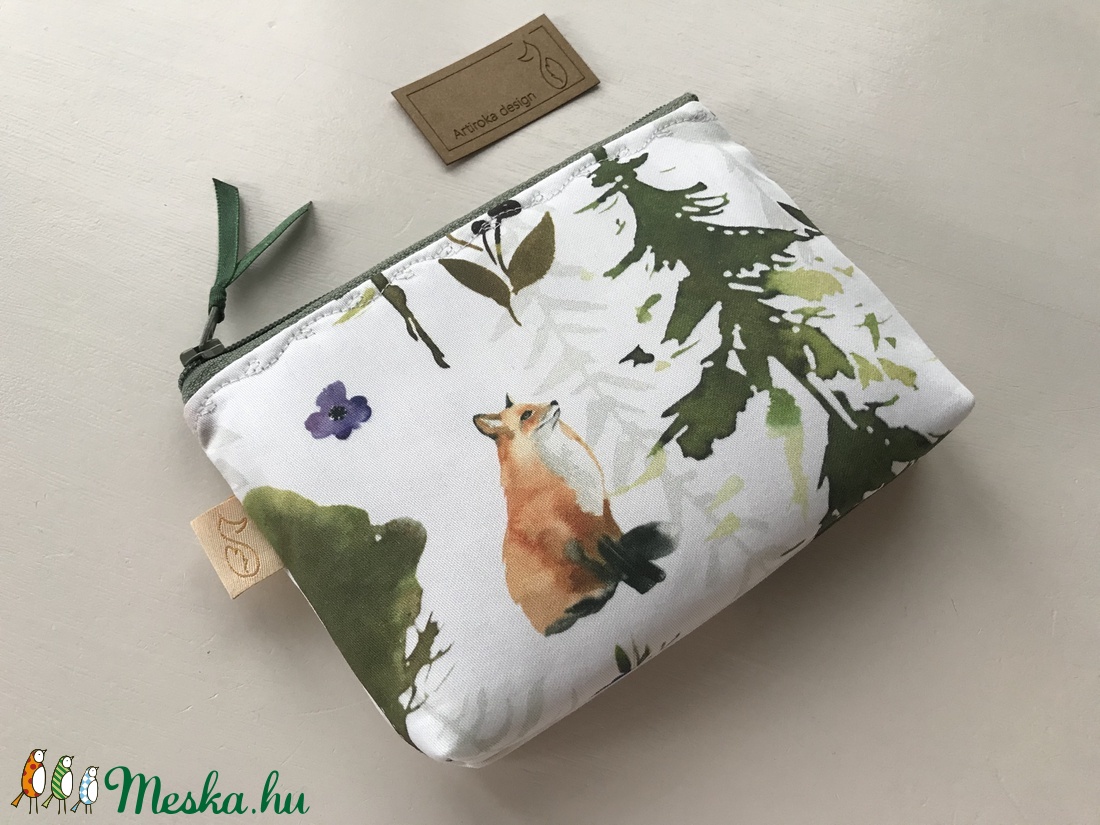 Róka és szarvas találkozása - egyedi akvarell mintás prémium pamut irattartó pénztárca, neszesszer - Artiroka design - táska & tok - pénztárca & más tok - pénztárca - Meska.hu Róka és szarvas találkozása - egyedi akvarell mintás prémium pamut irattartó pénztárca, neszesszer - Artiroka design - táska & tok - pénztárca & más tok - pénztárca - Meska.hu