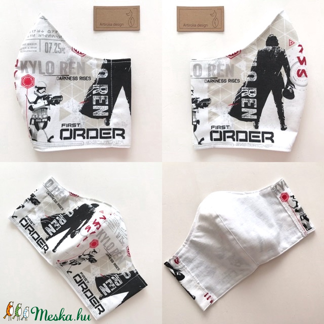 Star Wars mintás prémium arcmaszk, szájmaszk, maszk, gyerekmaszk - Artiroka design - gyerek - gyerek - Meska.hu