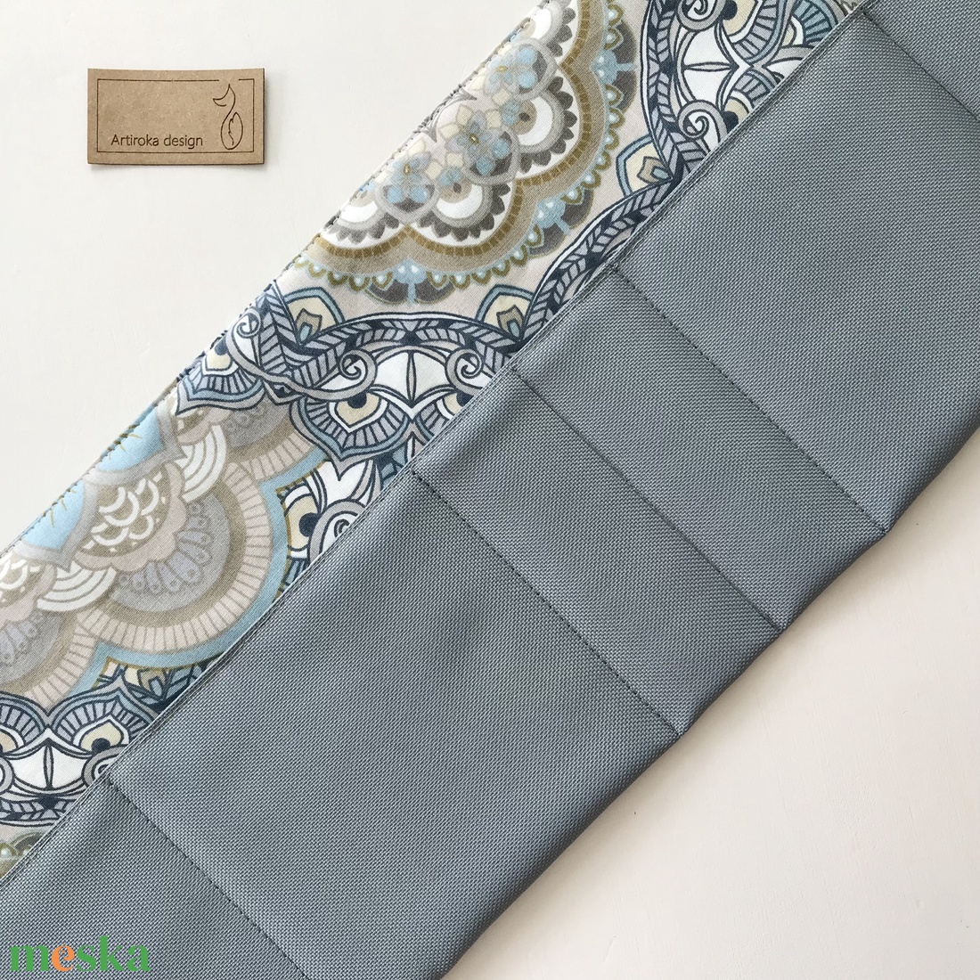 Szürke alapon mandala mintás táskarendező, táska rendszerező - Artiroka design - táska & tok - kézitáska & válltáska - belső rendező - Meska.hu Szürke alapon mandala mintás táskarendező, táska rendszerező - Artiroka design - táska & tok - kézitáska & válltáska - belső rendező - Meska.hu