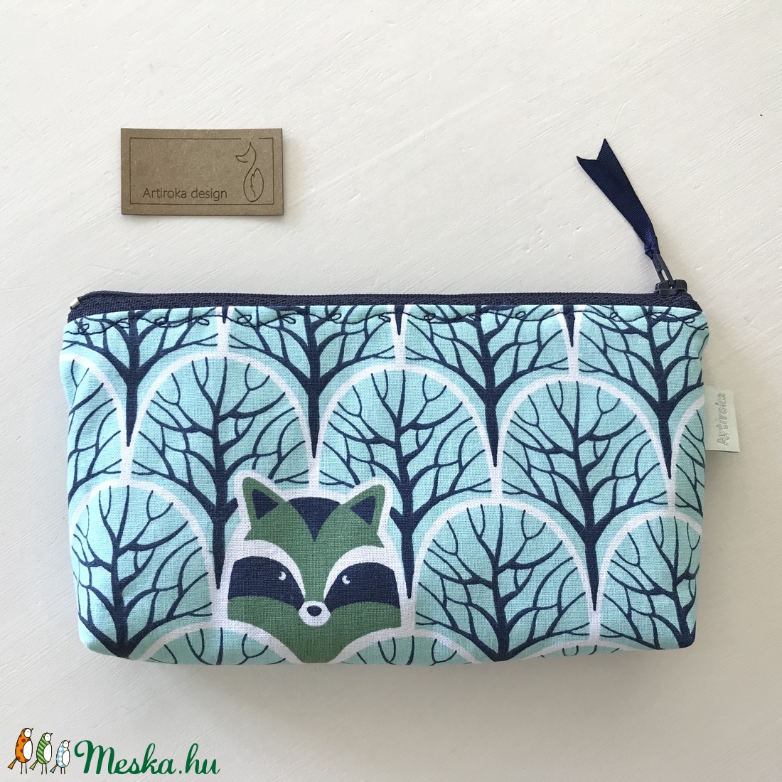Róka, mackó vagy mosómedve mintás, erdei állatos neszesszer, tolltartó, szemüvegtok - Artiroka design - táska & tok - neszesszer - Meska.hu Róka, mackó vagy mosómedve mintás, erdei állatos neszesszer, tolltartó, szemüvegtok - Artiroka design - táska & tok - neszesszer - Meska.hu