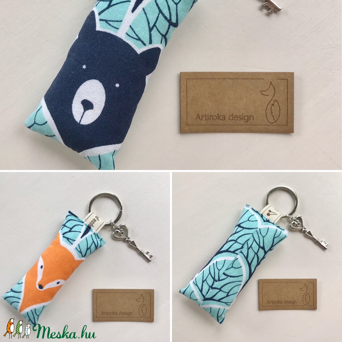 Róka vagy Mackó úr az erdőben, türkiz színű kulcstartó + vintage kulcs - Artiroka design - táska & tok - kulcstartó & táskadísz - kulcstartó - Meska.hu Róka vagy Mackó úr az erdőben, türkiz színű kulcstartó + vintage kulcs - Artiroka design - táska & tok - kulcstartó & táskadísz - kulcstartó - Meska.hu