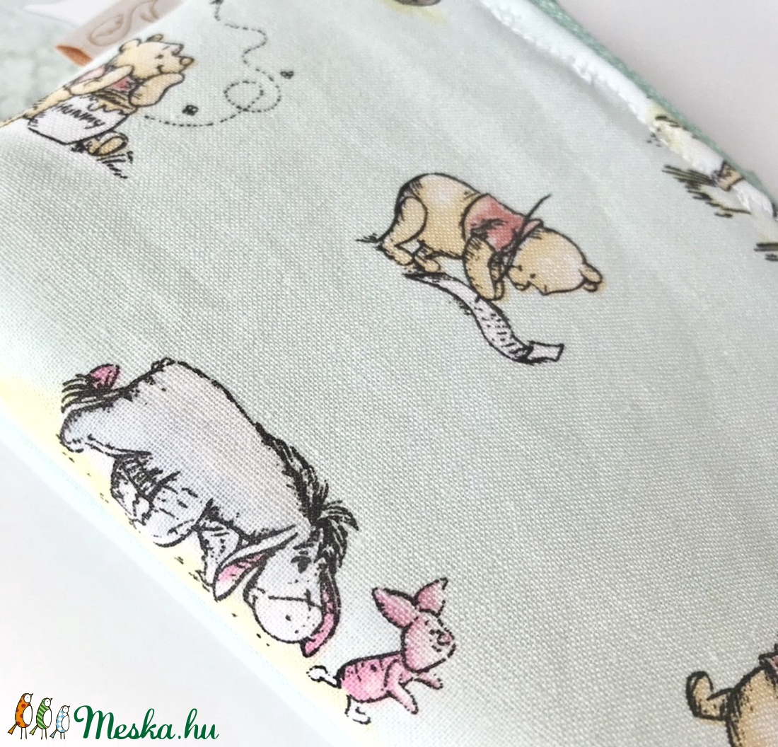 Micimackó, Füles és Malacka mintás, pasztell zöld színű irattartó pénztárca, neszesszer - Winnie de Pooh - táska & tok - pénztárca & más tok - pénztárca - Meska.hu Micimackó, Füles és Malacka mintás, pasztell zöld színű irattartó pénztárca, neszesszer - Winnie de Pooh - táska & tok - pénztárca & más tok - pénztárca - Meska.hu