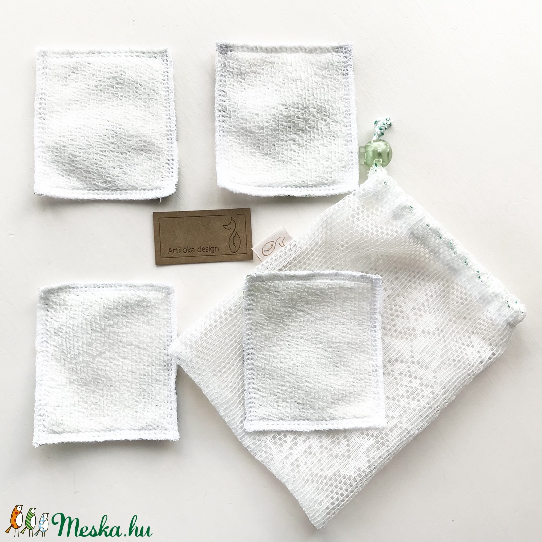 Bamusz frottír és pálma levél mintás pamut textil arctisztító párna szett - Artiroka design - szépségápolás - arcápolás - arctisztító korong - Meska.hu Bamusz frottír és pálma levél mintás pamut textil arctisztító párna szett - Artiroka design - szépségápolás - arcápolás - arctisztító korong - Meska.hu