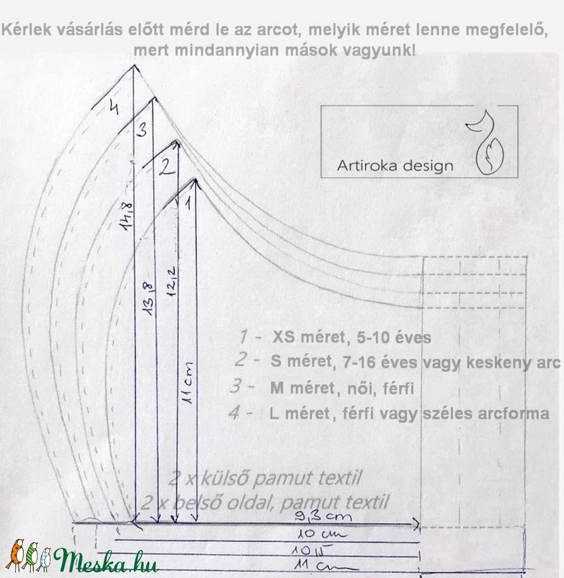 Púder - fehér csipke mintás prémium arcmaszk szájmaszk  -  Artiroka design - női - női - Meska.hu