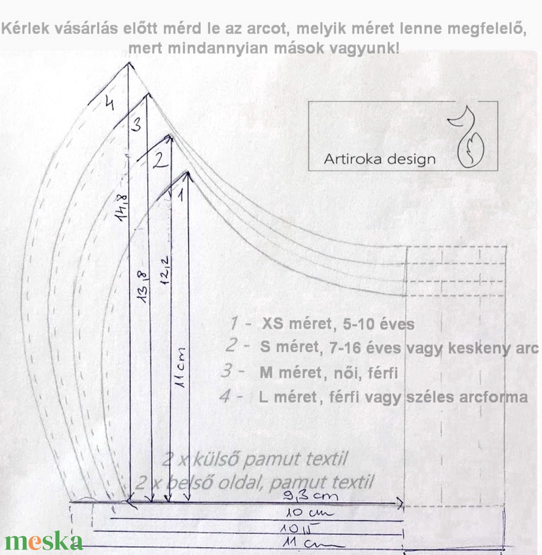 Hangjegy mintás maszk, arcmaszk, szájmaszk - hangjegyek - Artiroka design - férfi & uniszex - férfi & uniszex - Meska.hu