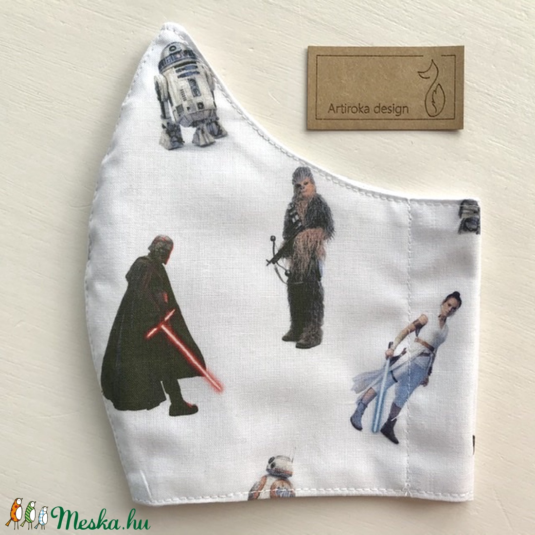 Star Wars mintás prémium arcmaszk, szájmaszk, maszk, gyerekmaszk - Artiroka design - férfi & uniszex - férfi & uniszex - Meska.hu