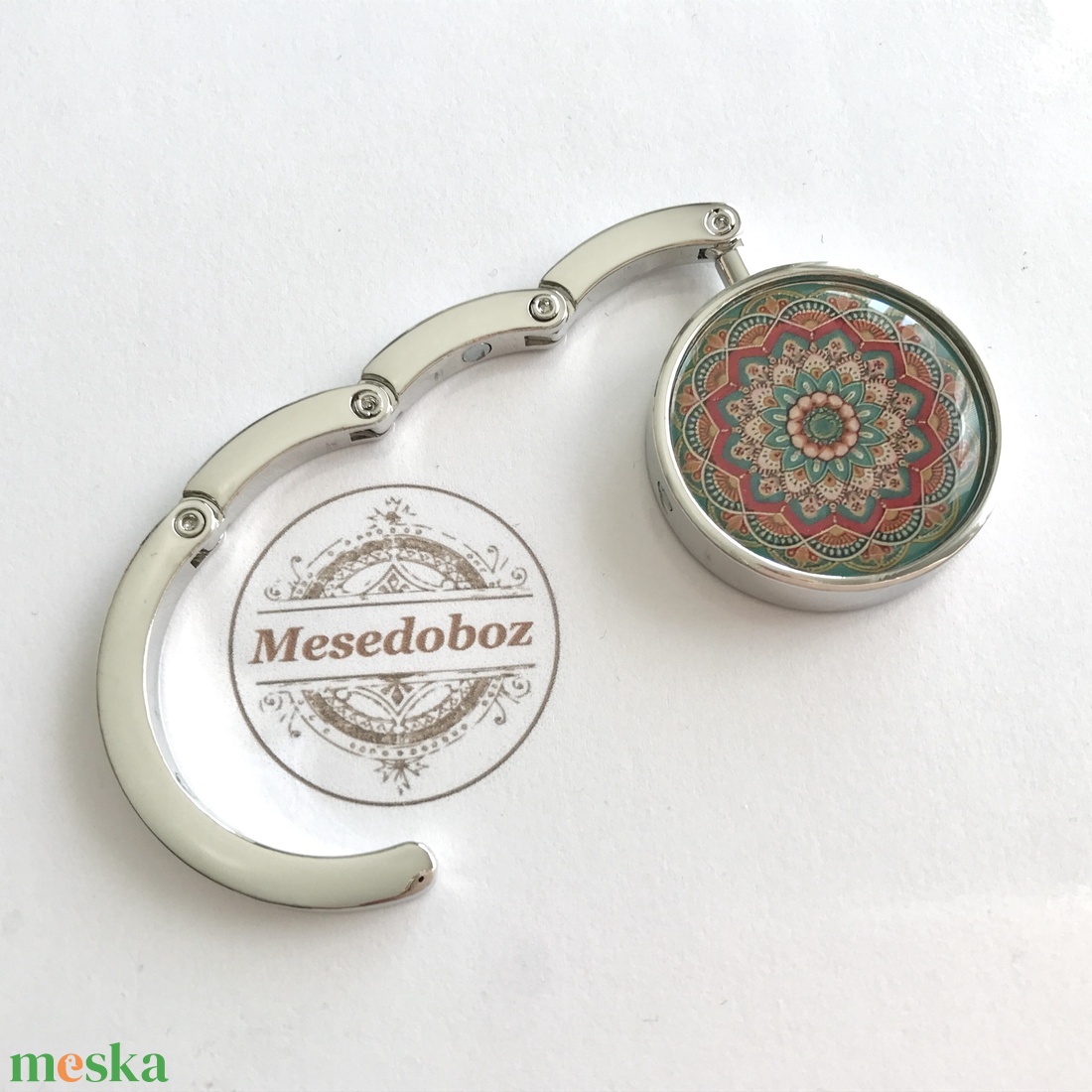 Mandala mintás táskaakasztó - táska & tok - kulcstartó & táskadísz - táskaakasztó - Meska.hu